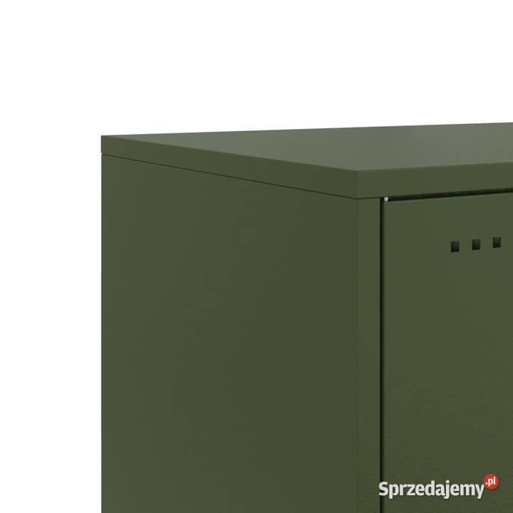 Szafka nocna oliwkowa zieleń 36x39x78 stal Warszawa sprzedam