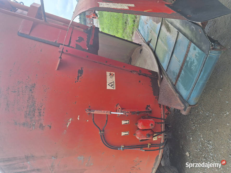 Wóz paszowy AGRAM BIGFEED brak 1 ślimaka i 1 uszkodzony wielkopolskie Szlachcin