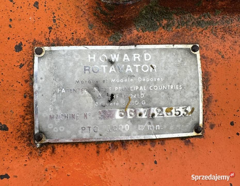 glebogryzarka Howard rotavator 27m nieuszkodzony świętokrzyskie Łachów