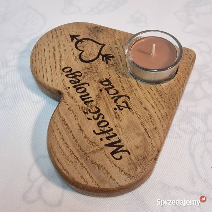 Świecznik drewniany Dija No 45 Sępopol