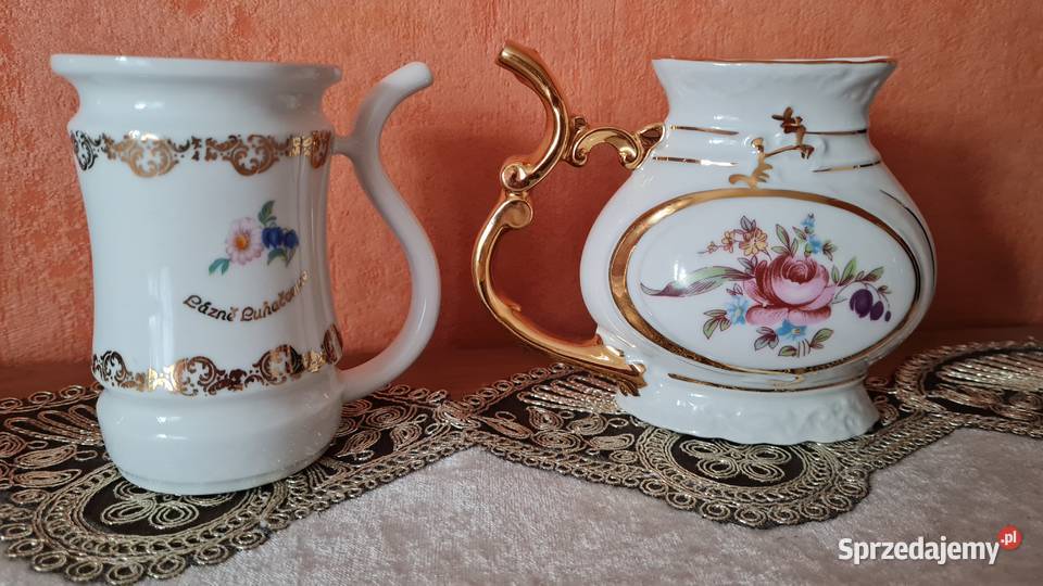 Porcelanowa pijałka Czechosłowacja Cieszyn