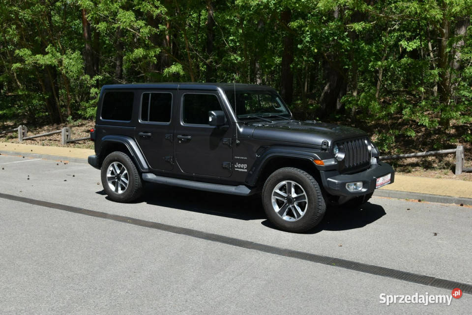 Jeep Wrangler UNLIMITED Sahara 20 272 2019r 4x4 Wrangler mazowieckie Kampinos