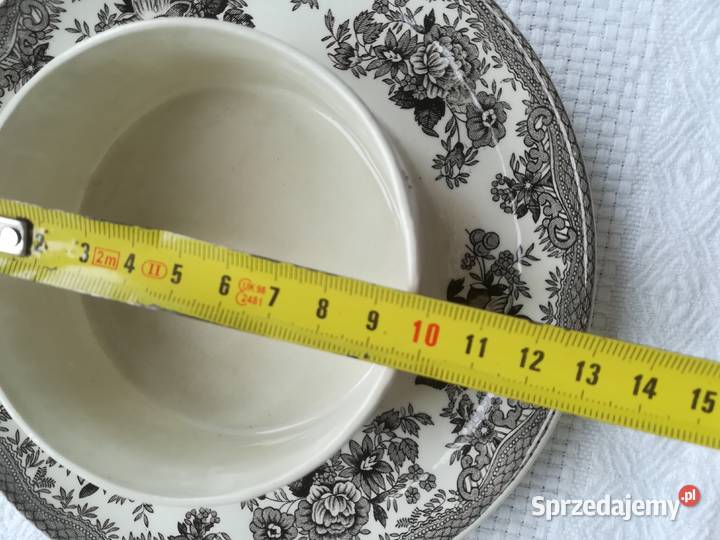 kwiatowy wzór maselniczka angielska porcelana Ceramika i szkło pomorskie Gdańsk