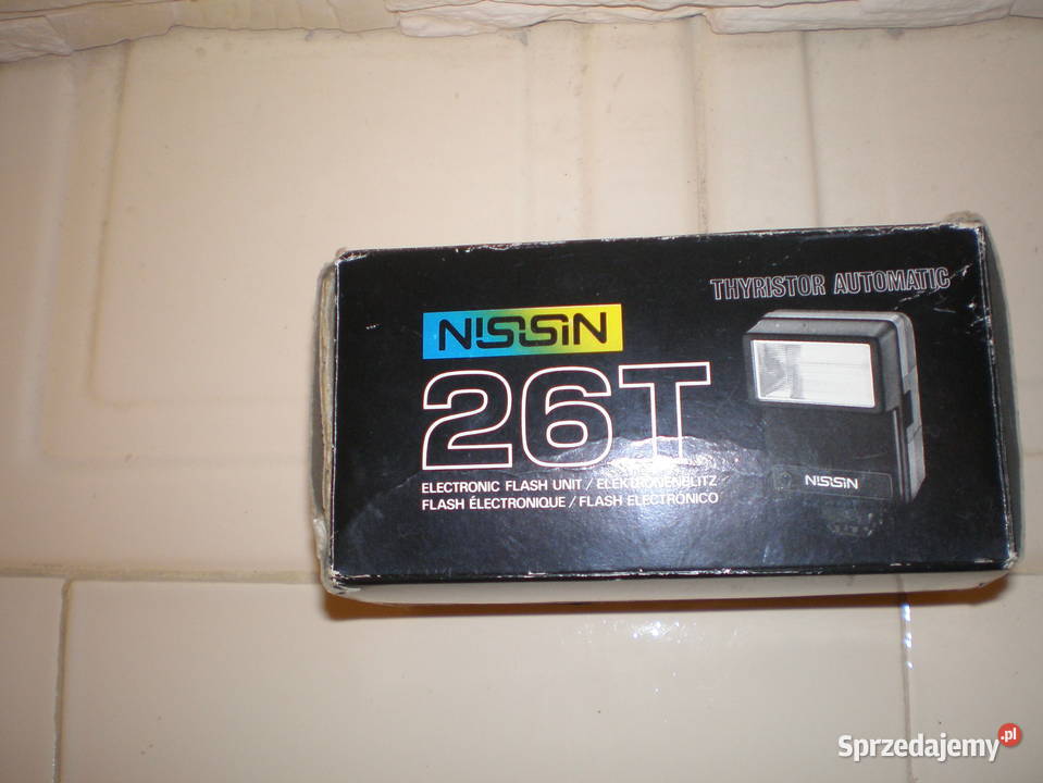 Sprzedam lampę błyskową Nisisin 26T używaną Nowy Żmigród