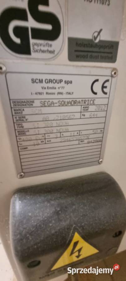 Pila formatowa SCM SI 300 Nova 2012 Zielona Góra