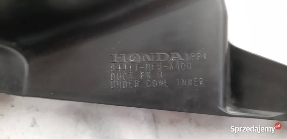 HONDA CBR 600RR OWIEWKA PRAWA BOCZEK PŁUG Szyby i owiewki Części i akcesoria motocyklowe Trzciel