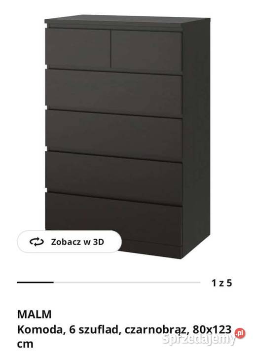 Komoda małym z ikea Leszno