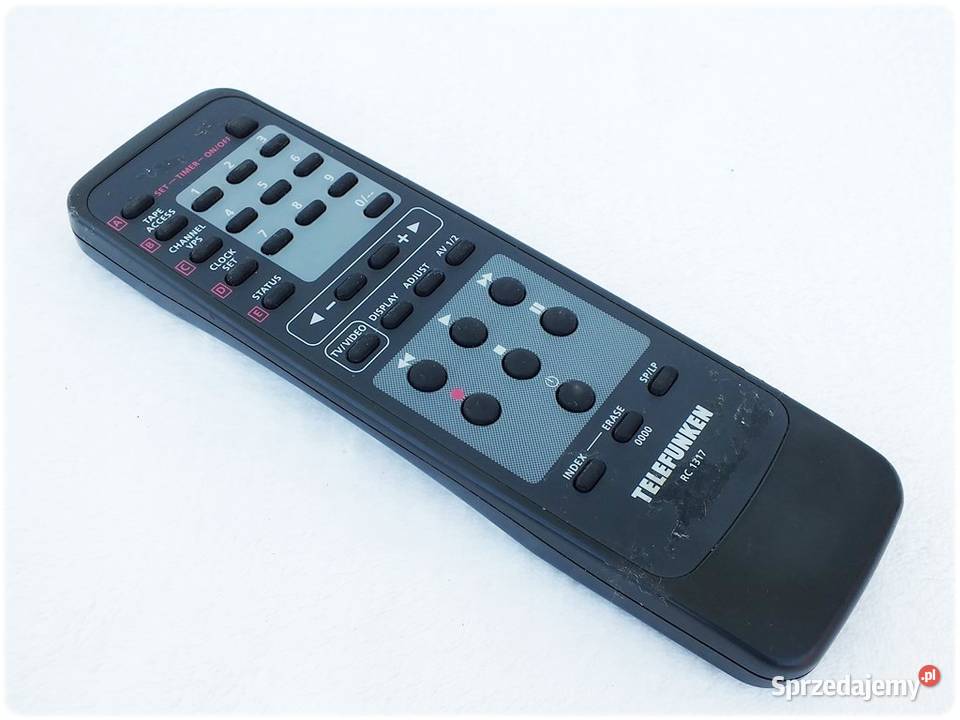 Pilot TELEFUNKEN RC1317 do magnetowidów VHS Żary
