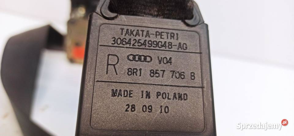 AUDI Q5 PAS BEZPIECZEŃSTAWA PRAWY PRZÓD