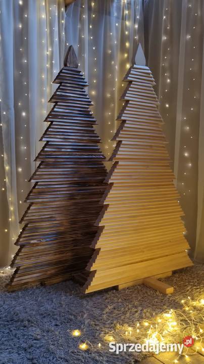 Choinka drewniana ekologiczna naturalne drzewko Kalety