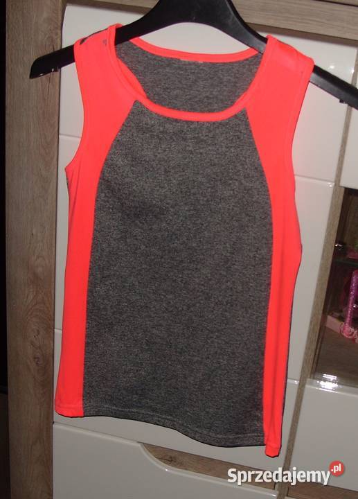 TXM Fajna Szaro Różowa Bokserka top r152 Rawicz