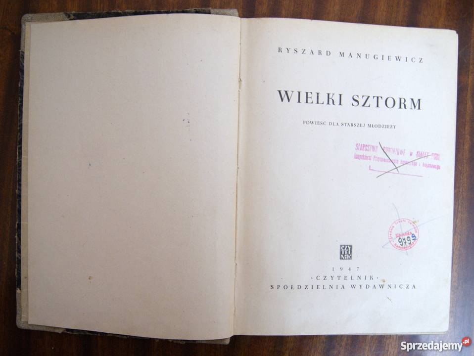 Ryszard Manugiewicz Wielki sztorm 1947