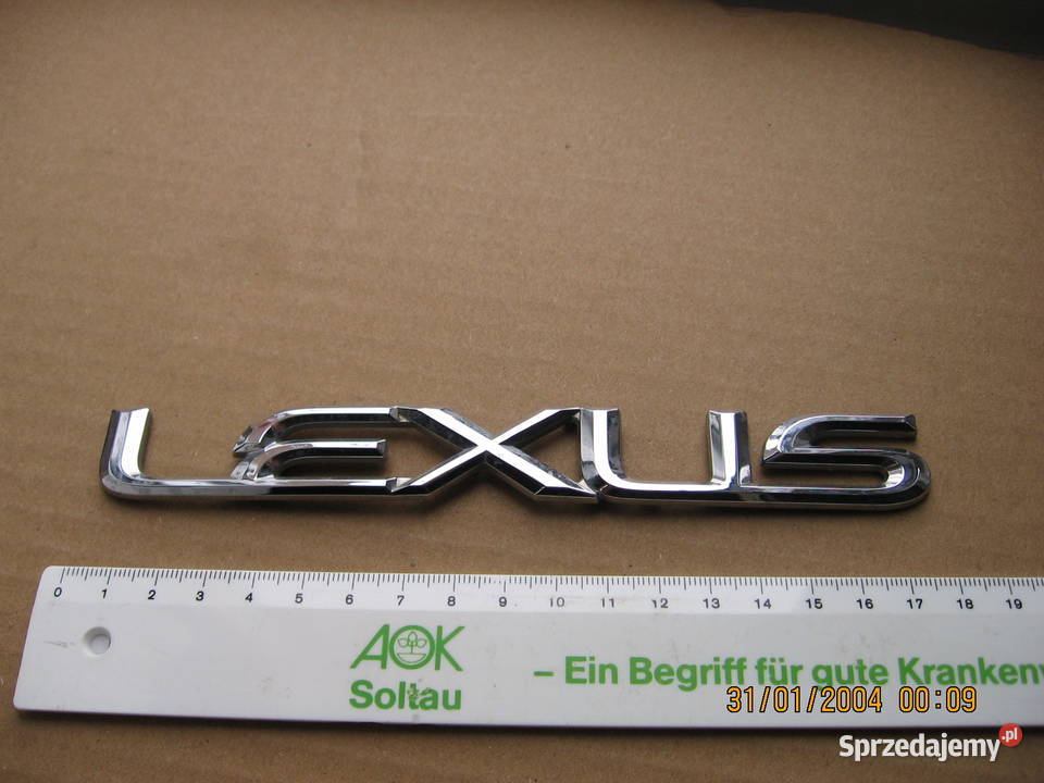 LEXUS stary napis emblemat chrom Przemyśl