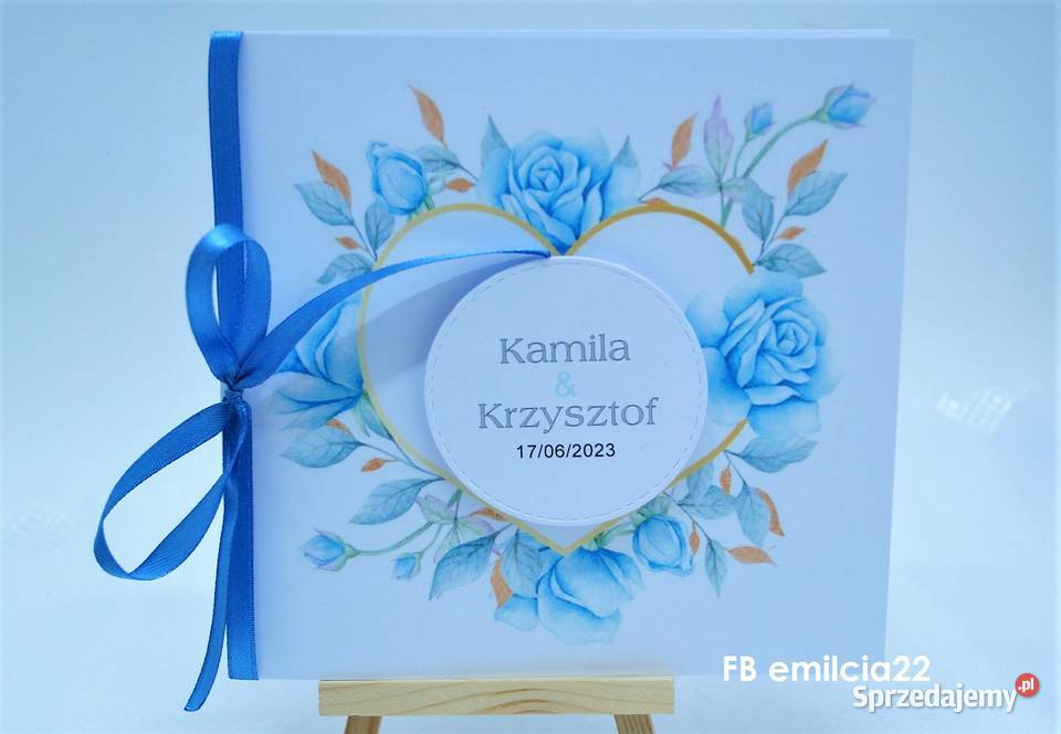 Zaproszenia spersonalizowane Ślub Wedding FB Zielona Góra