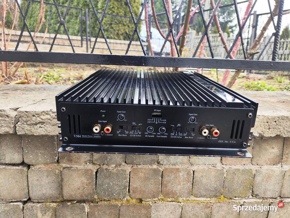 Wzmacniacz samochodowy 4 kanałowy ESX Vision śląskie Niegowonice