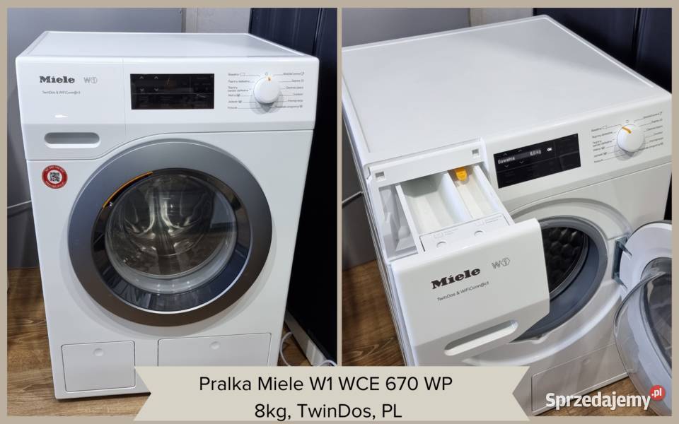 Pralka Miele W1 WCE 670 WP, PL, TwinDos. Jak nowa