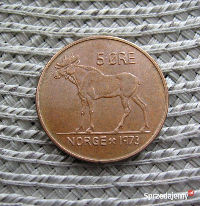 Norwegia 5 Ore 1973r