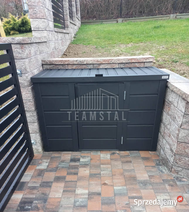 Zabudowa koszy na śmieci obudowa kubłów