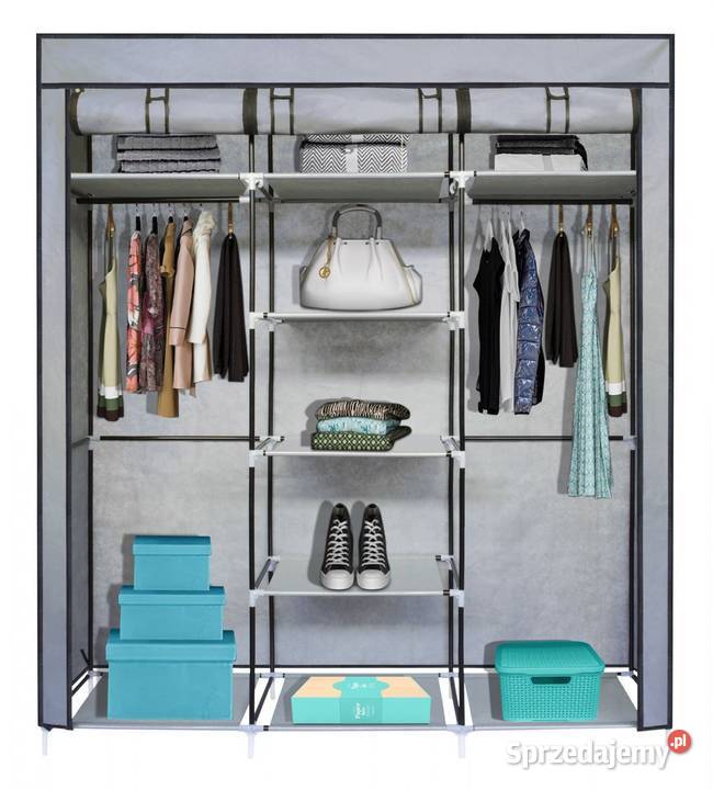 Składana szafa tekstylna materiałowa garderoba Poznań sprzedam