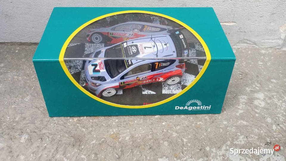 HYUNDAI I20 WRC Rally cars 143 model Deagostini Warszawa sprzedam