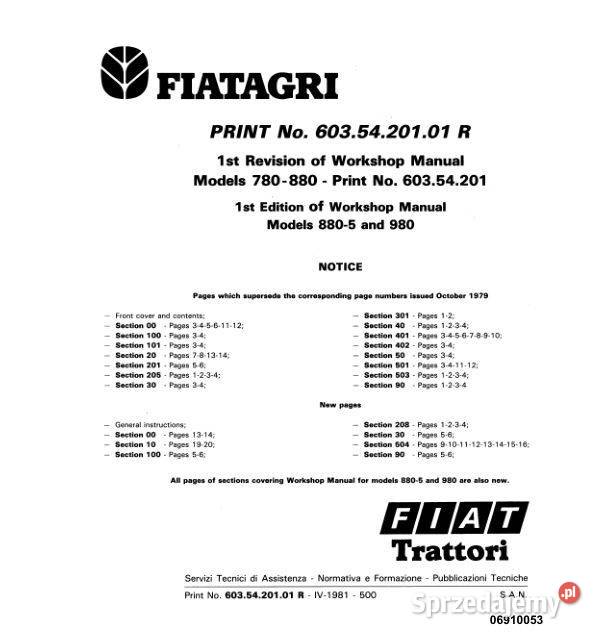 FIAT 780 780DT 880 880DT 8805 980 980DT Kielce sprzedam