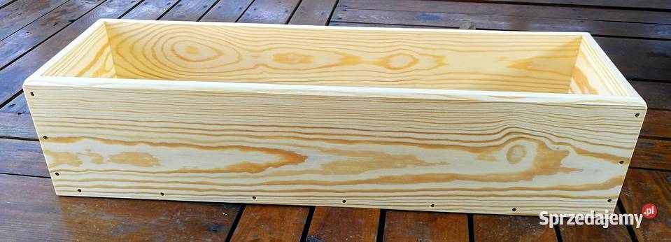 Doniczka drewniana osłonka drewniana sosna inne Radków