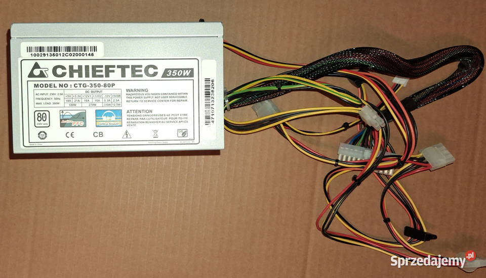 ZASILACZ CHIEFTEC CTG35080P 350W Białogard sprzedam