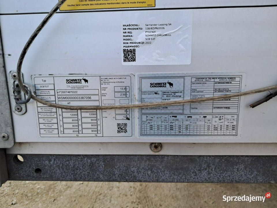 firana Schmitz SCS 24 Komorniki