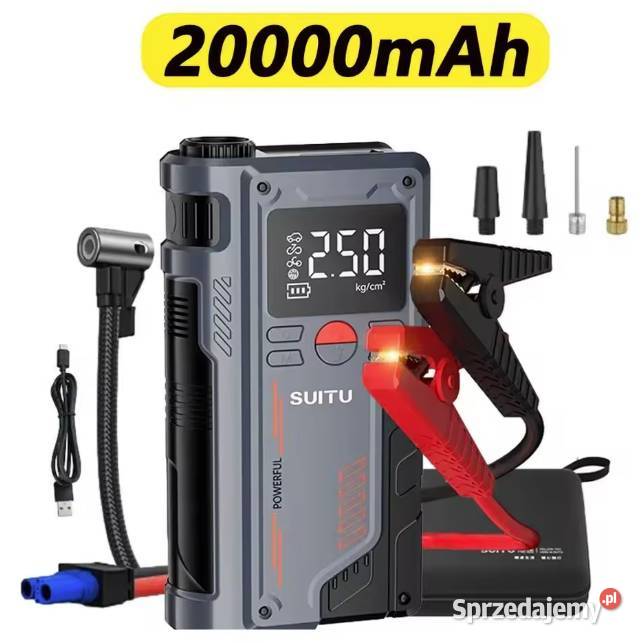 Jump Starter z kompresorem Suitu 20000mAh 150PSI Kraków