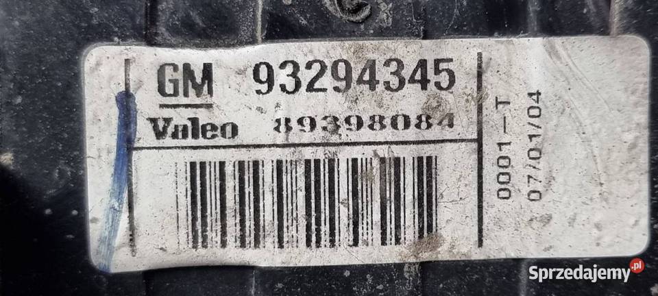 LAMPA LEWA TYŁ OPEL MERIVA A 93294345 kujawsko-pomorskie Lipno