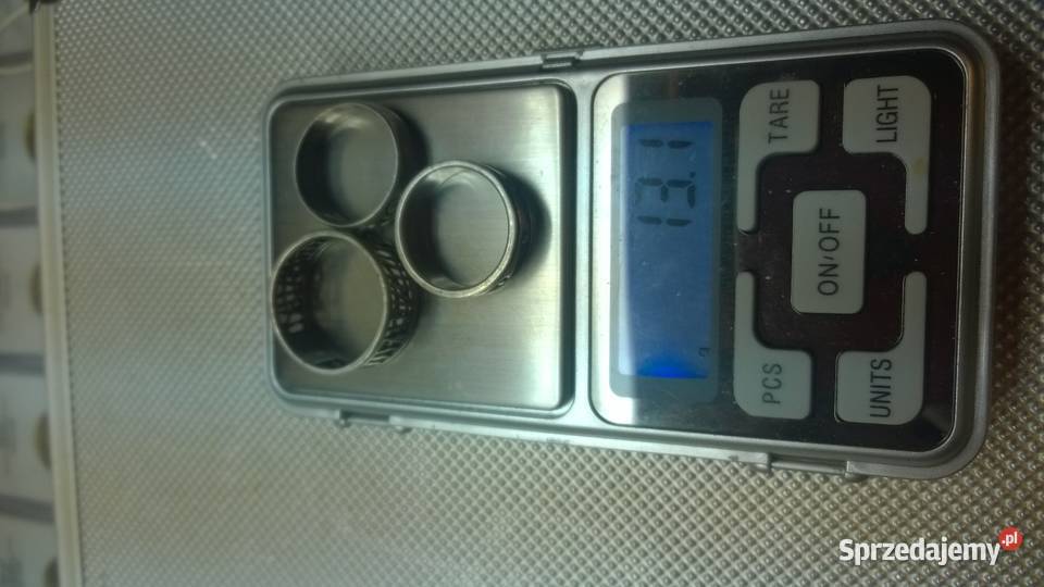 pierścionki obrączki 3 SREBRO 925 mazowieckie