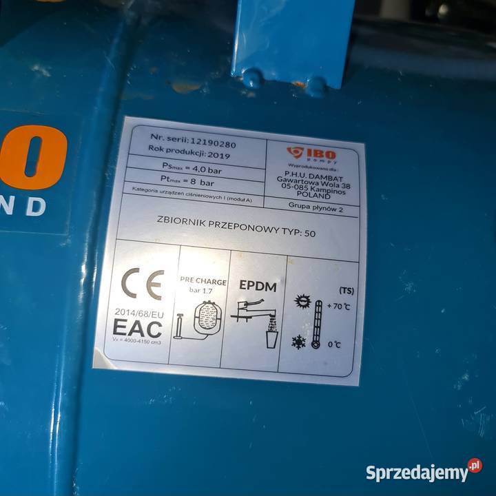Hydrofor 50 L baniak Kołobrzeg