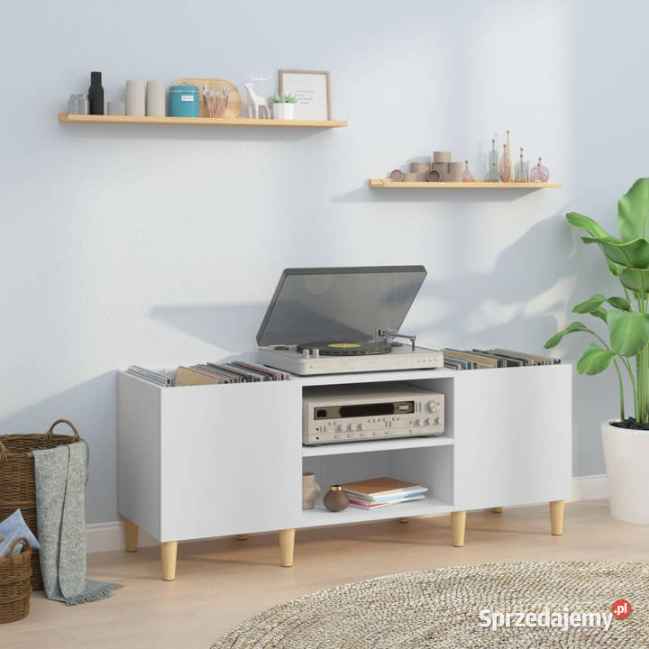 Szafka na płyty biała 121x38x48 materiał Warszawa