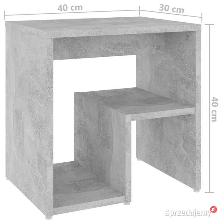 Szafka nocna szarość betonu 40x30x40 WM806336 Warszawa sprzedam
