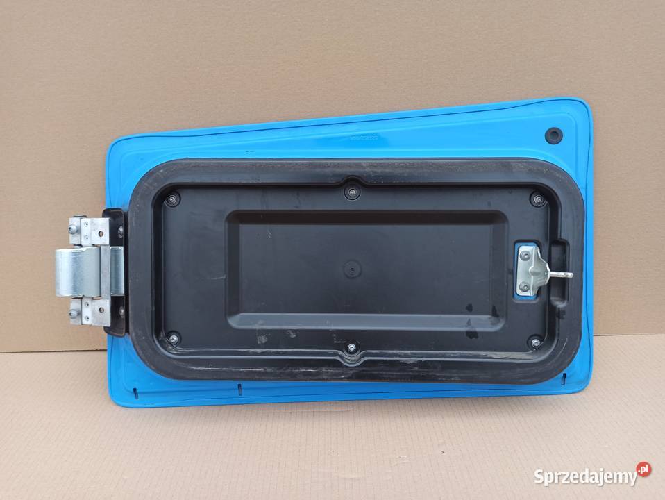 MERCEDES ACTROS MP4 WĄSKA KAB KLAPA SCHOWKA Bieleń