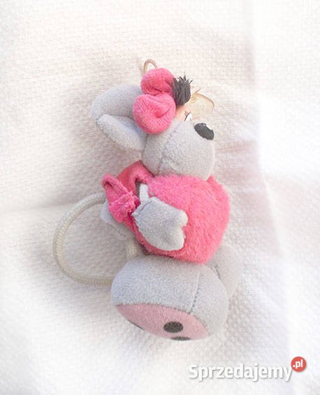 mała maskotka myszka vintage zawieszka myszka