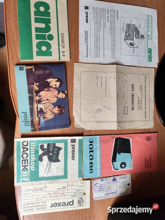 Oryginalne instrukcje do rzutnikow Kolekcje Olkusz