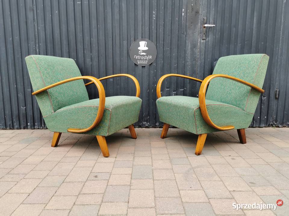 Fotel ART DECO typ H227 J Halabala śląskie Pogórze