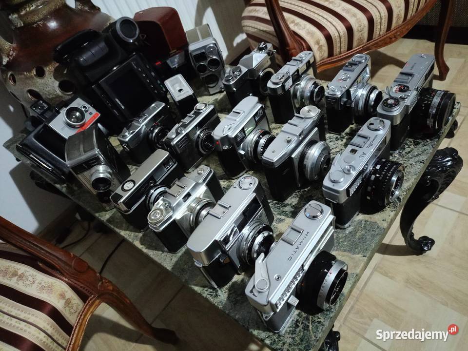 Kolekcja Zabytkowych Aparatów i Kamer Vintage Drawski Młyn sprzedam