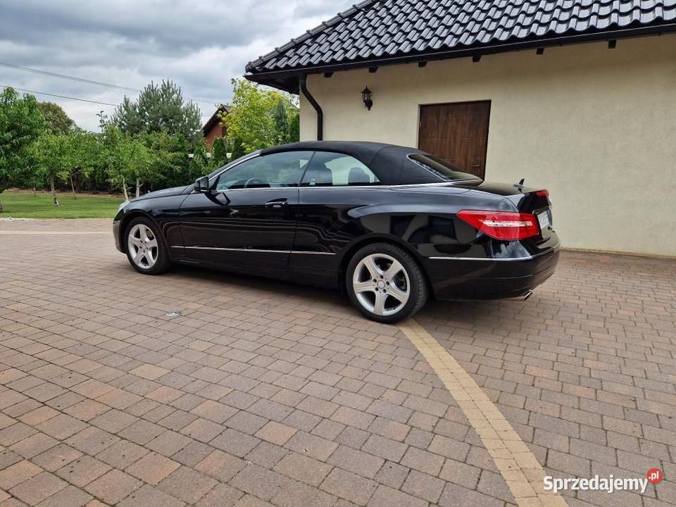 Mercedes E250CDI Cabrio Automat elektrycznie ustawiane fotele