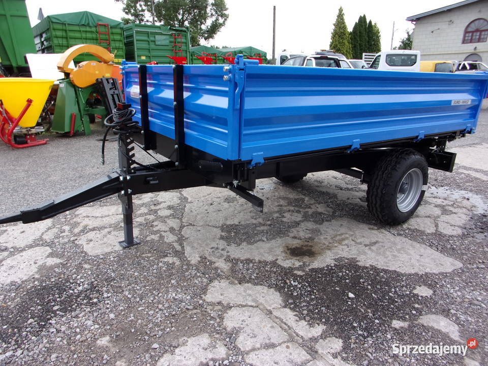 NOWA Przyczepa rolnicza 3tony EuroMasz wywrot Opoczno sprzedam