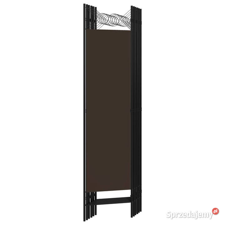 Parawan 6panelowy brązowy 240 x 180 WM320712 mazowieckie Warszawa