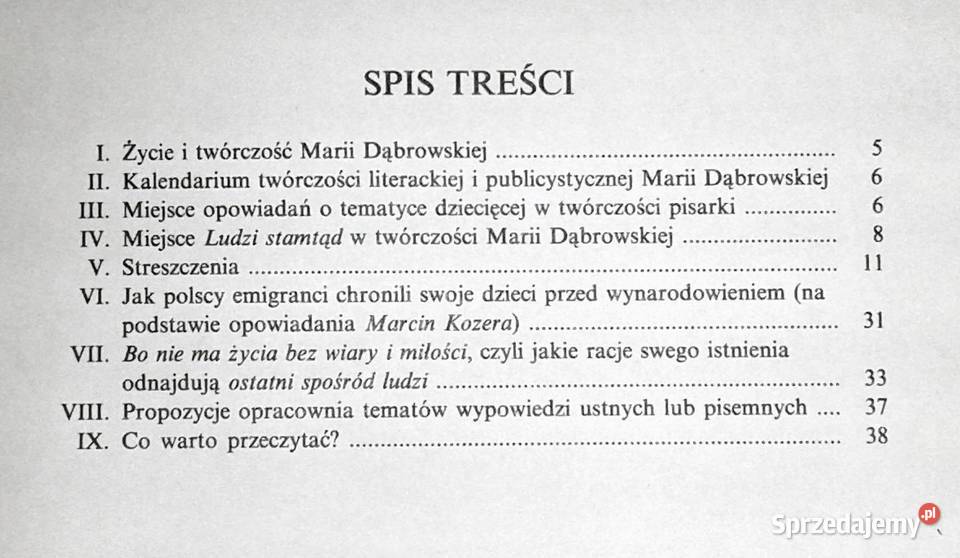 Opowiadania Maria Dąbrowska Pozostałe lubelskie