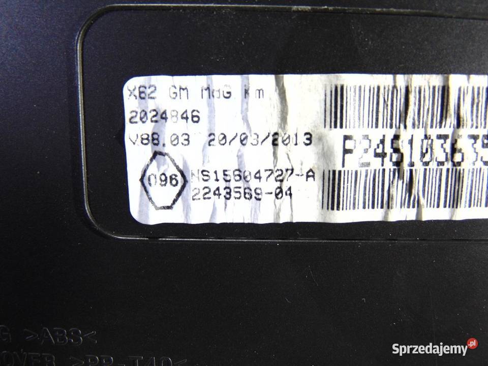 LICZNIK MOVANO B MASTER III 23 DCI 248103635R