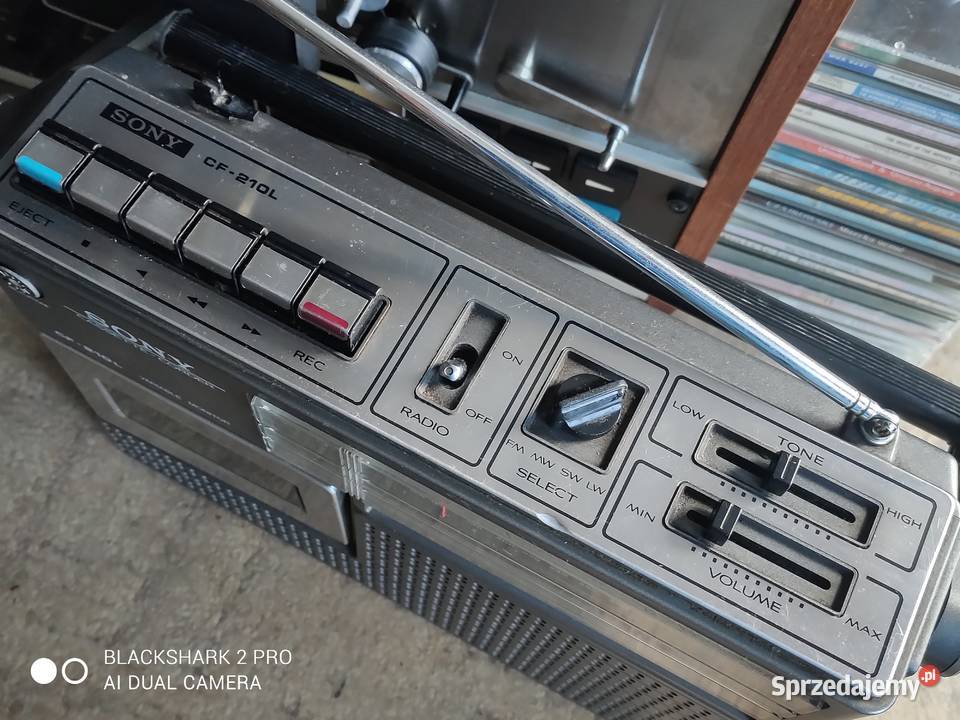 radiomagnetofon Sony CF210L Vintage zachodniopomorskie Grabowo