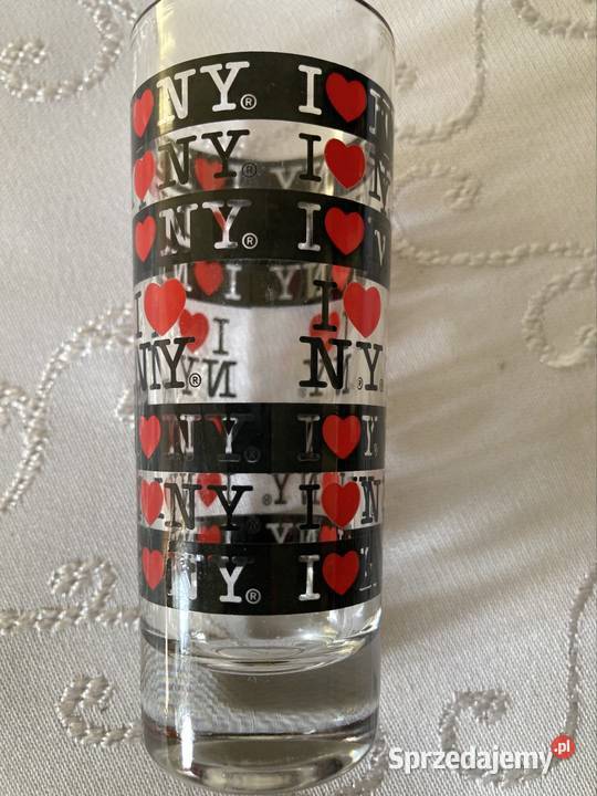 Kieliszek I Love NY USA Dekoracyjny Ozdobny przezroczysty Czerwionka-Leszczyny