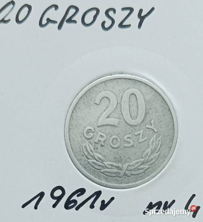 20 Groszy 1961 r 4 PRL Piękne Konin sprzedam