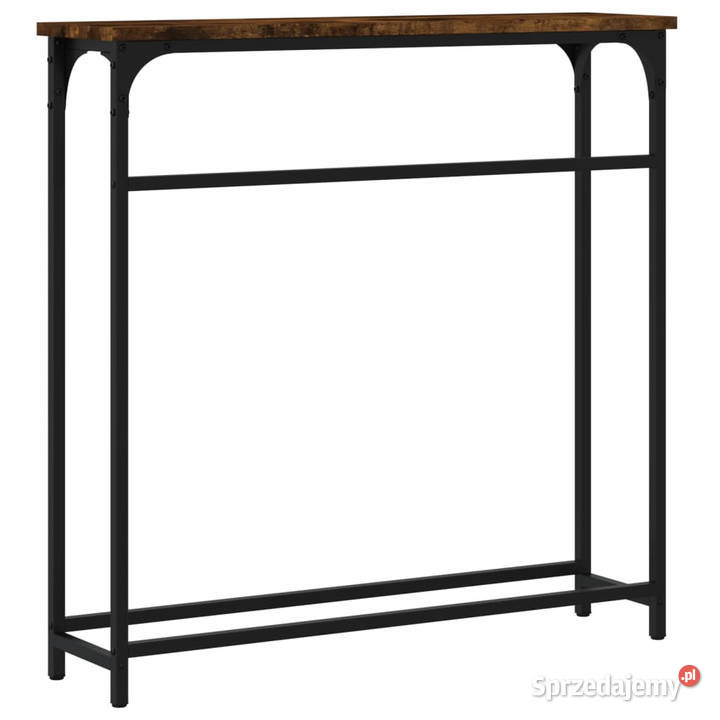 Stolik konsolowy przydymiony dąb 75x195x75 Meble