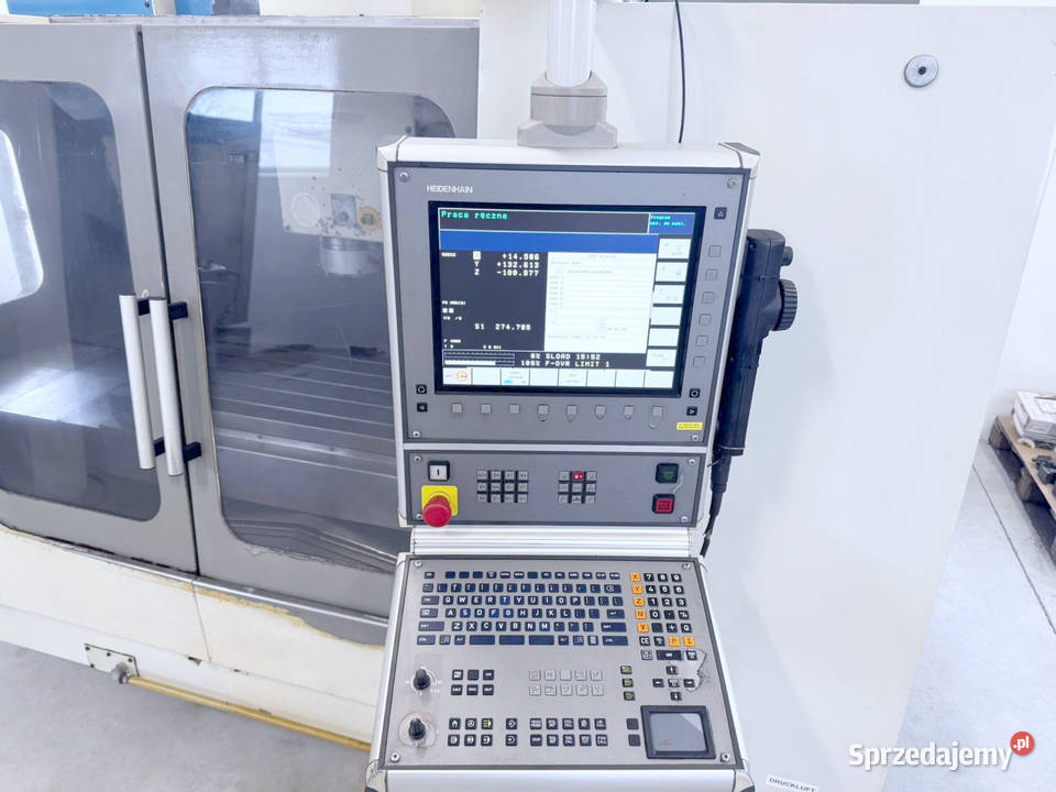Frezarka CNC AVIA VMC 1000 z Niemiec cicha Produkcja Zabór