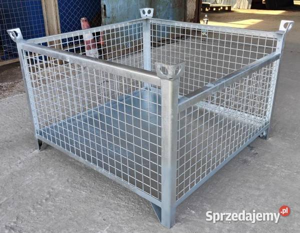 Skrzyniopaleta siatkowa ocynkowana PMPG Kielce sprzedam